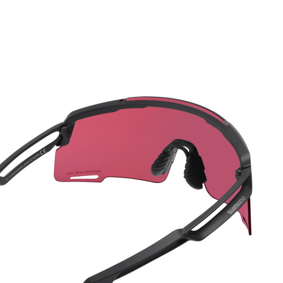 Brille SHIMANO EQUINOX 4 CE-EQNX5 Schwarz Matt Glas Ridescape Road