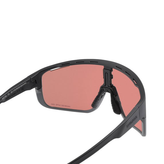Brille SHIMANO PULSAR 3 Schwarz Matt Glas Ridescape Off Road