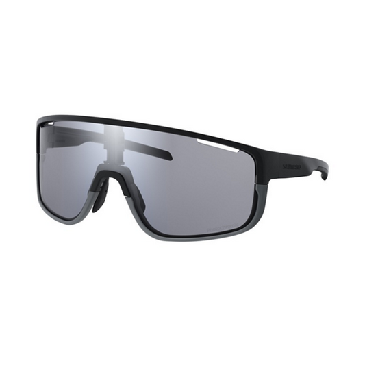 SHIMANO PULSAR 3 Brille Schwarz Matt Photochromatisches Glas Grau