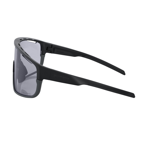 SHIMANO PULSAR 3 Brille Schwarz Matt Photochromatisches Glas Grau