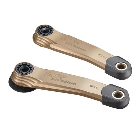 Manivelles VAE E.THIRTEEN E-SPEC HELIX RACE ALLOY pour Bosch CX Gen4/5 / Brose S Mag Offset 26mm Bronze