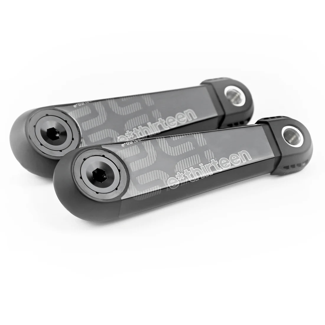 Manivelles VAE E.THIRTEEN E-SPEC RACE CARBONE pour Bosch CX Gen4/5 / Brose S Mag /TQ HPR50 Noir