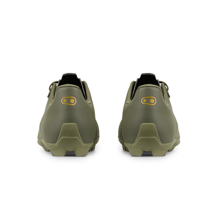 Crankbrothers Candy Lace XC-/Gravel-MTB-Schuhe in Khaki — Rückansicht
