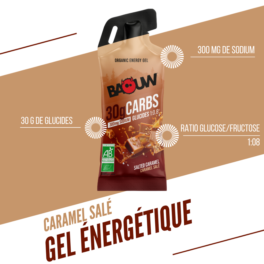 Energiegel BAOW (44g) Zitrone/Gesalzenes Karamell
