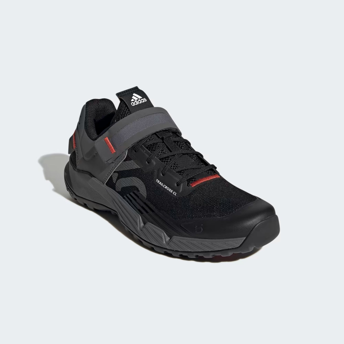 ADIDAS FIVE TEN TRAILCROSS CLIP-IN MTB-Schuhe Schwarz/Grau/Rot