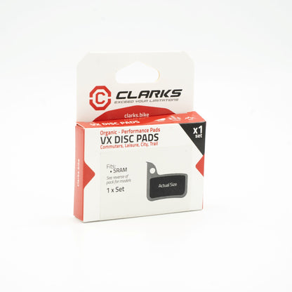 Organische Bremsbeläge CLARKS Sram RED 22/FORCE 22/RIVAL 22/APEX/S700/LEVEL ULTIMATE/TLM 2017/2019