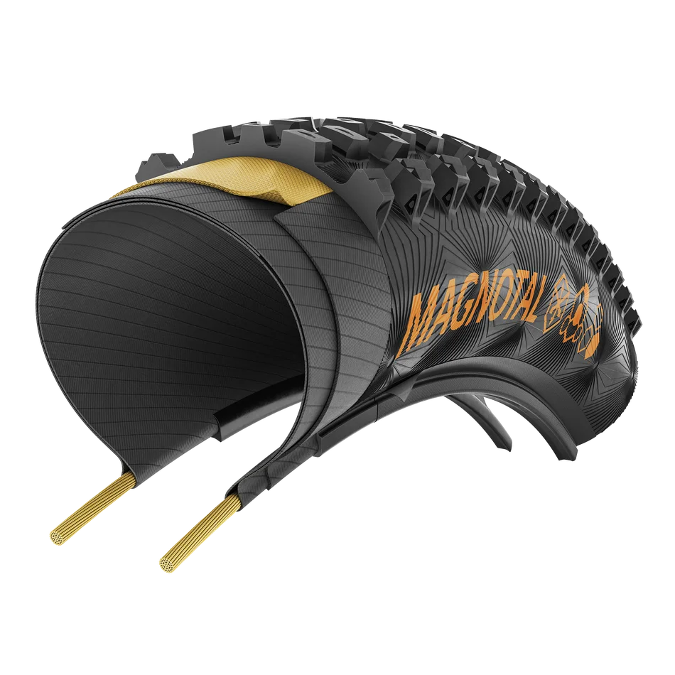 Pneu CONTINENTAL MAGNOTAL TrailGrip 29x2.40 Tubeless Ready Souple Marron