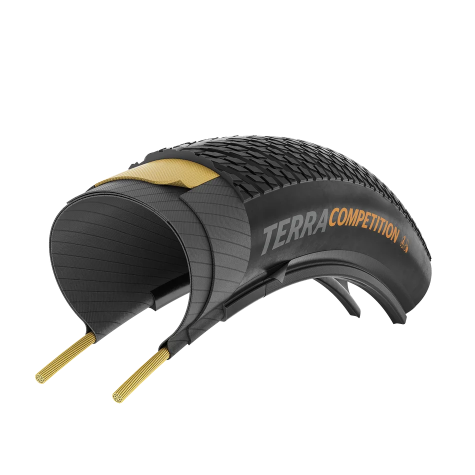 Pneu CONTINENTAL TERRA COMPETITION TRAIL GRIP 700x45c Tubeless Ready Noir