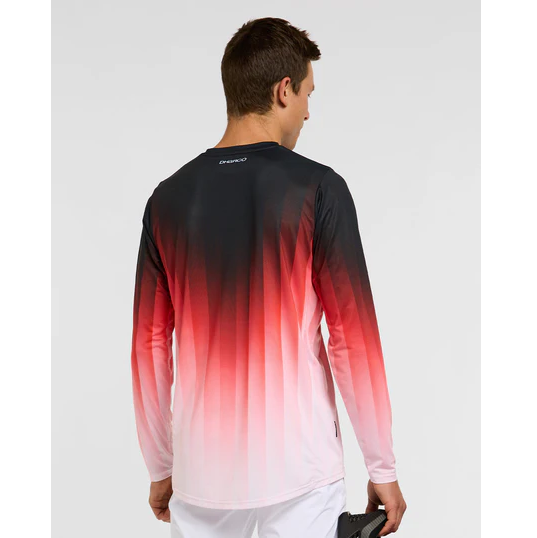 DHARCO RACE PRISM Trikot Langarm Rot