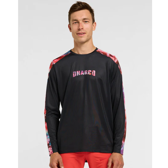 Maillot DHARCO RACE NEBULA Manches Longues Noir