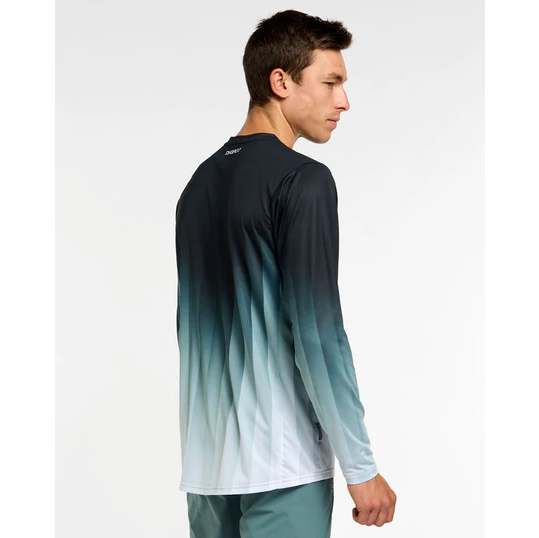 DHARCO RACE MIDNIGHT PRISM Trikot Langarm Grün