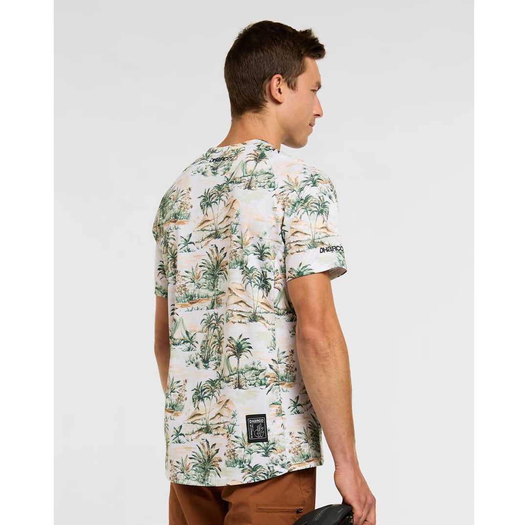 DHARCO LOST Trikot Kurzarm Beige/Grün