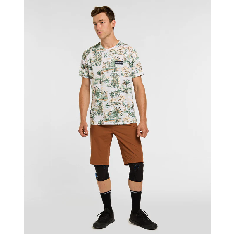 DHARCO LOST Trikot Kurzarm Beige/Grün