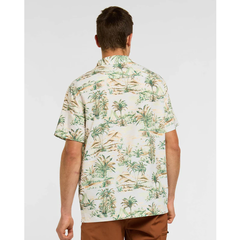 Hemd DHARCO TECH LOST Kurzarm Beige/Khaki