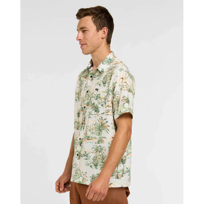 Hemd DHARCO TECH LOST Kurzarm Beige/Khaki