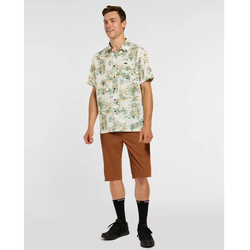 Hemd DHARCO TECH LOST Kurzarm Beige/Khaki