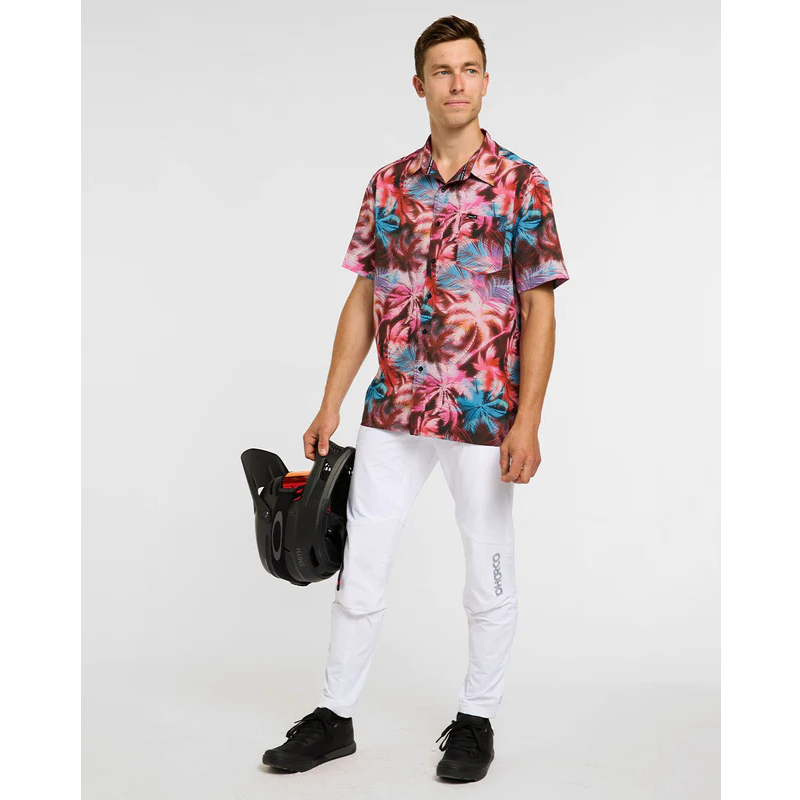 Hemd DHARCO TECH NEBULA Kurzarm Pink