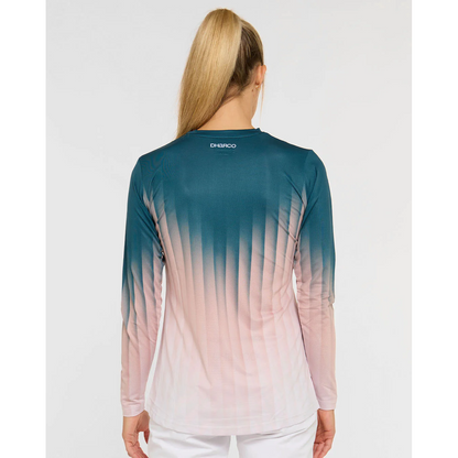 Maillot DHARCO RACE DUSTY PRISM Manches Longues Femme Noir/Rose