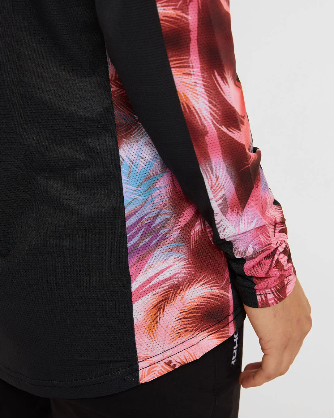 DHARCO RACE NEBULA Langarmtrikot Women Schwarz/Pink