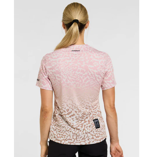 Maillot DHARCO PRISCILLA Manches Courtes Femme Beige/Rose