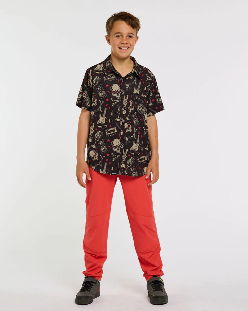 Chemise Technique DHARCO TECH PARTY ROCKNROLLA Junior Noir