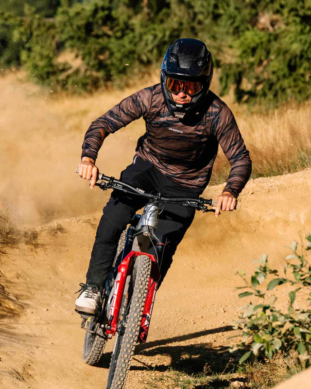 DHARCO GRAVITY RECON Trikot Langarm Schwarz/Braun