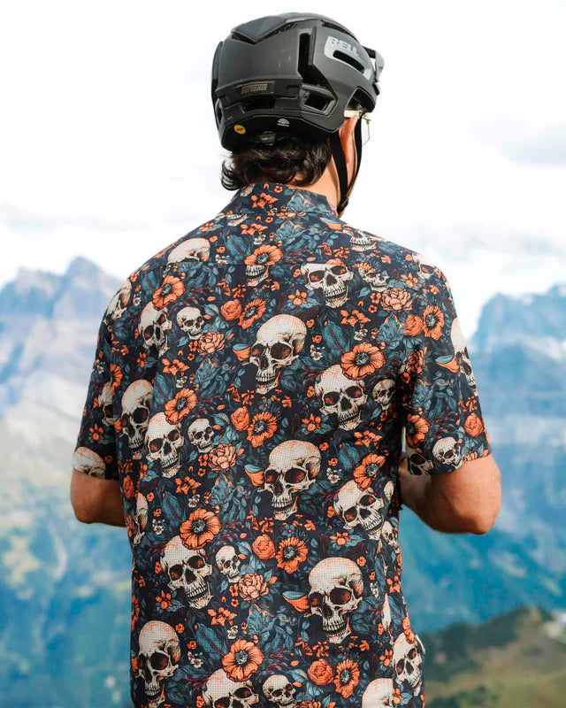 Chemise Technique DHARCO TECH PARTY SKULLDUGGERY Bleu