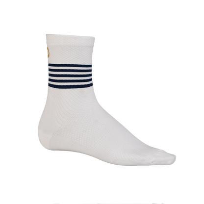 Socken PROBIKESHOP By CHEF DE FILE MARINIERE Weiß/Blau