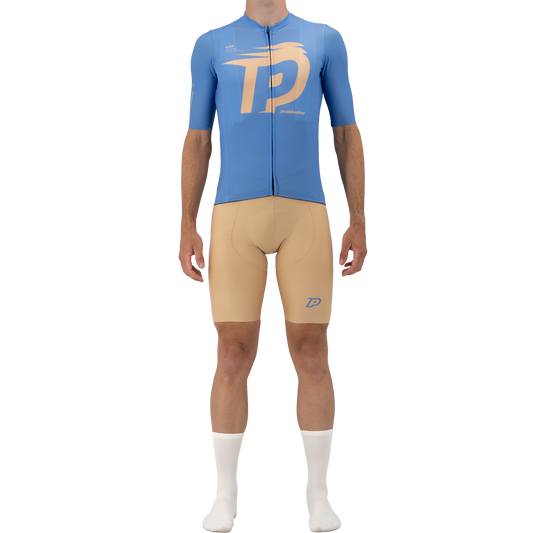 Maillot PROBIKESHOP Manches Courtes Bleu/Lilas