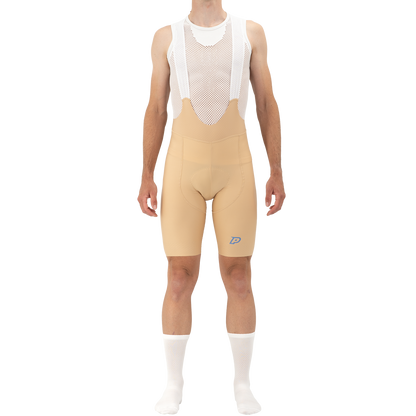 Kurze Trägerhose PROBIKESHOP By CHEF DE FILE Beige