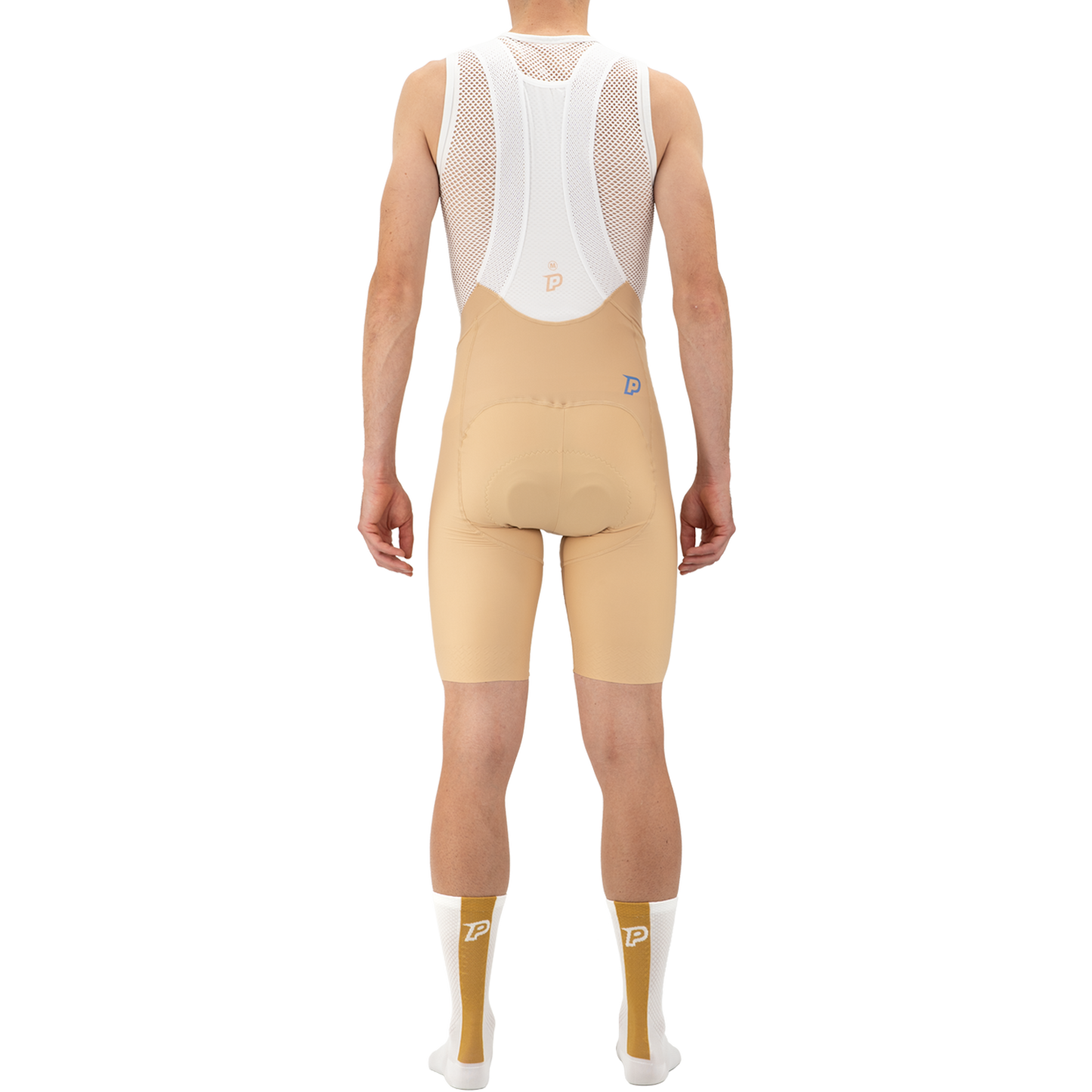 Cuissard Court à Bretelles PROBIKESHOP Beige