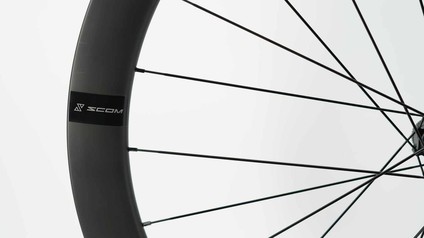 Paar SCOM CORSA 50 Tubeless Ready-Laufräder (Center Lock)