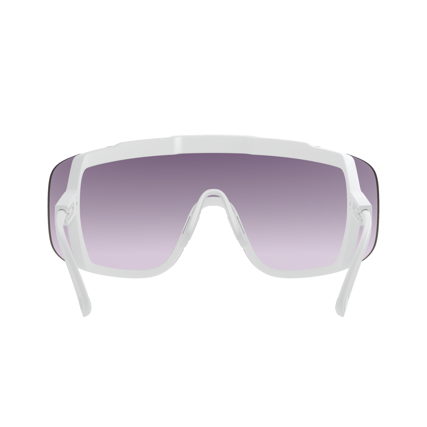 Brille POC DEVOUR + Weiss Glas Clarity Road Sunny Silver
