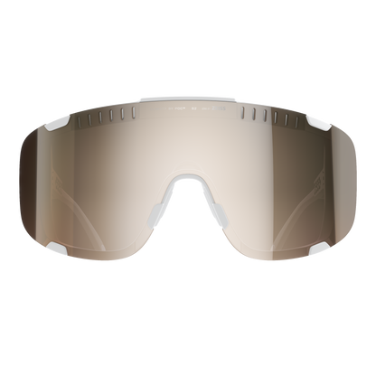 Lunettes POC DEVOUR WF + Blanc Verre Clarity Trail Partly Sunny Silver