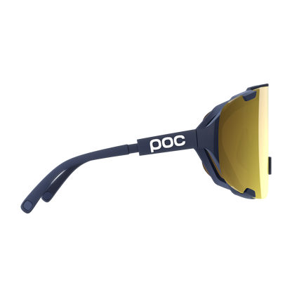Brille POC DEVOUR WF + Marine Glas Clarity Road Partly Sunny Gold