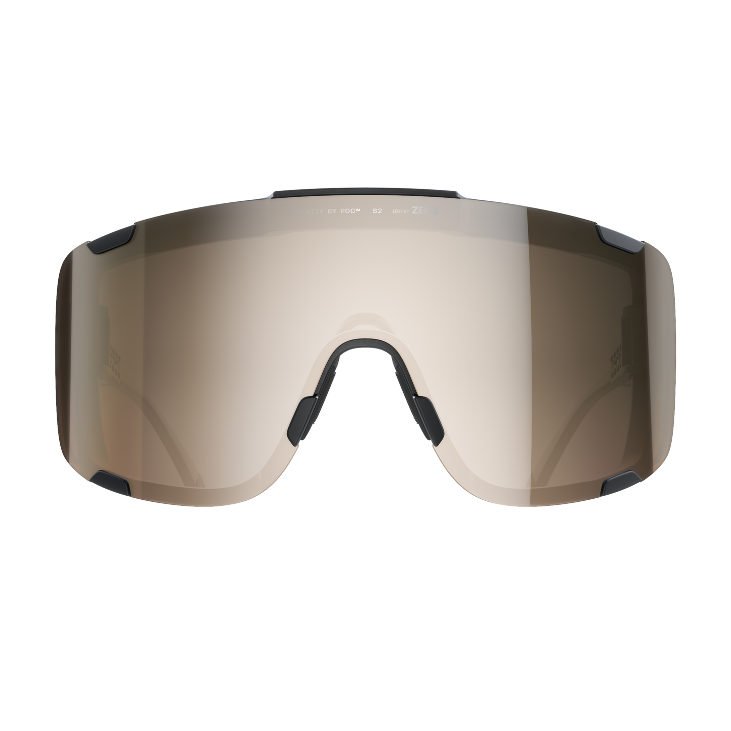 POC DEVOUR ULTRA + Brille Schwarz Clarity Trail Partly Sunny Silver Glas