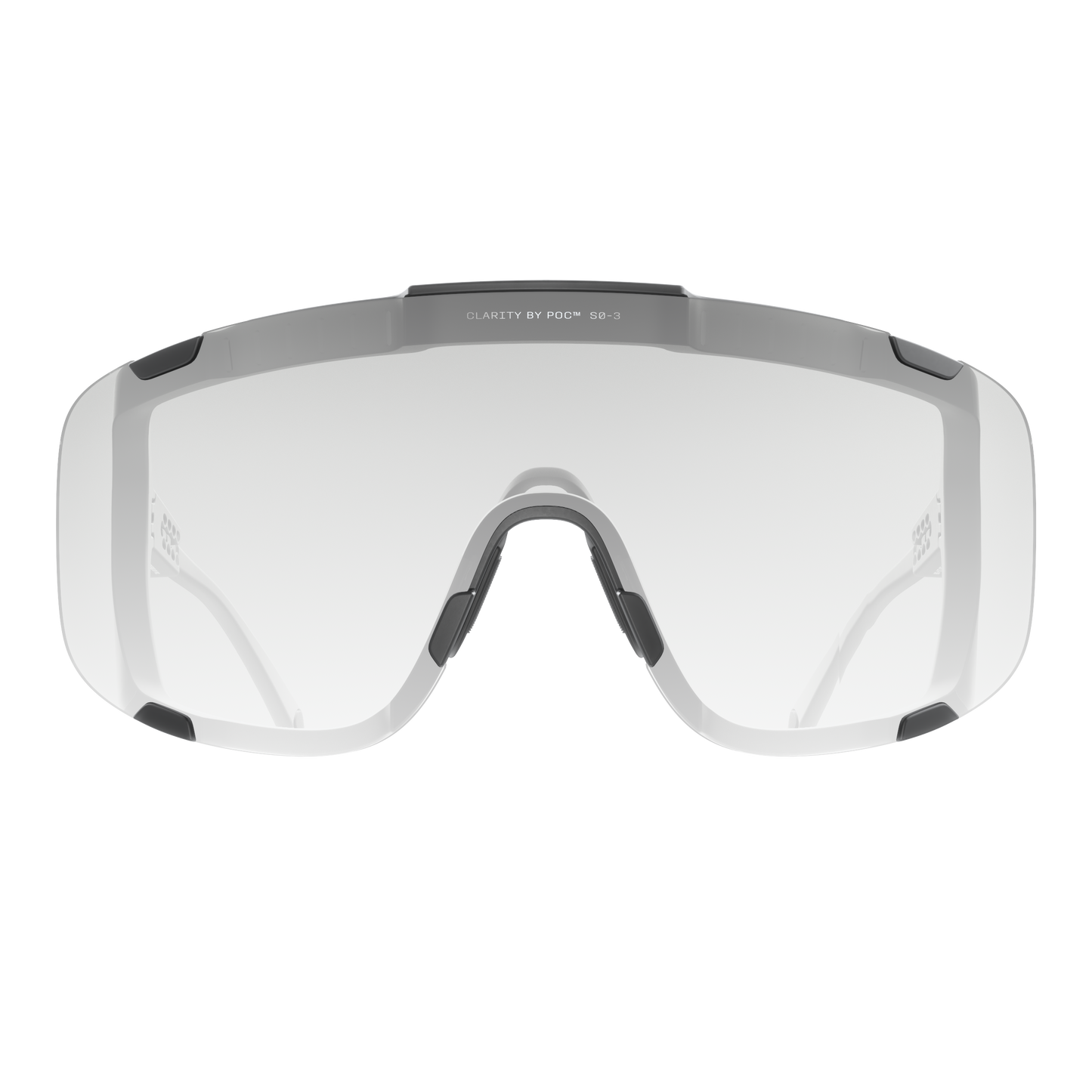 Lunettes POC DEVOUR WF Noir Translucide Verre Clarity Photochromique Grey