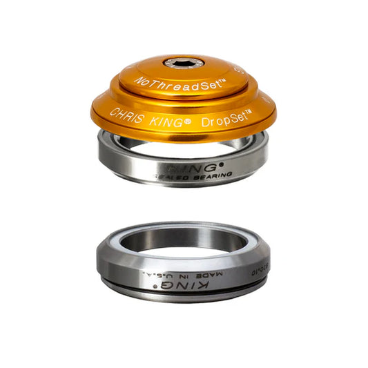 Steuersatz CHRIS KING DROPSET 4 1"1/8 IS42 45° Gold