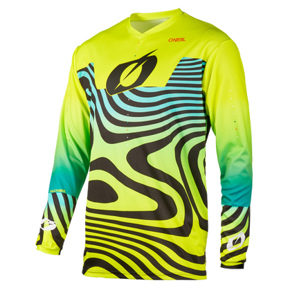 Maillot O'NEAL ELEMENT NOVA Junior Manches Longues Jaune Fluo