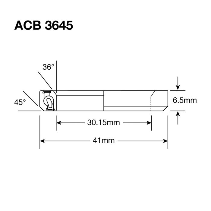 Roulement de Direction ENDURO BEARINGS  440c Inox - 30,2x41x6,5 mm (36x45°) ACB