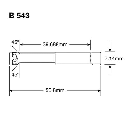 Roulement de Direction ENDURO BEARINGS B 543 LLB SS - 440c Stainless - 1 9/16''x2''x9/32''
