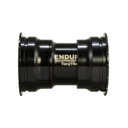 Boitier de pédalier ENDURO BEARINGS TORQTITE PF30 Axe 30mm (Narrow) Acier Inoxydable Noir