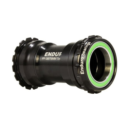 Tretlager ENDURO BEARINGS TORQTITE BBright Achse 30mm Edelstahl Schwarz