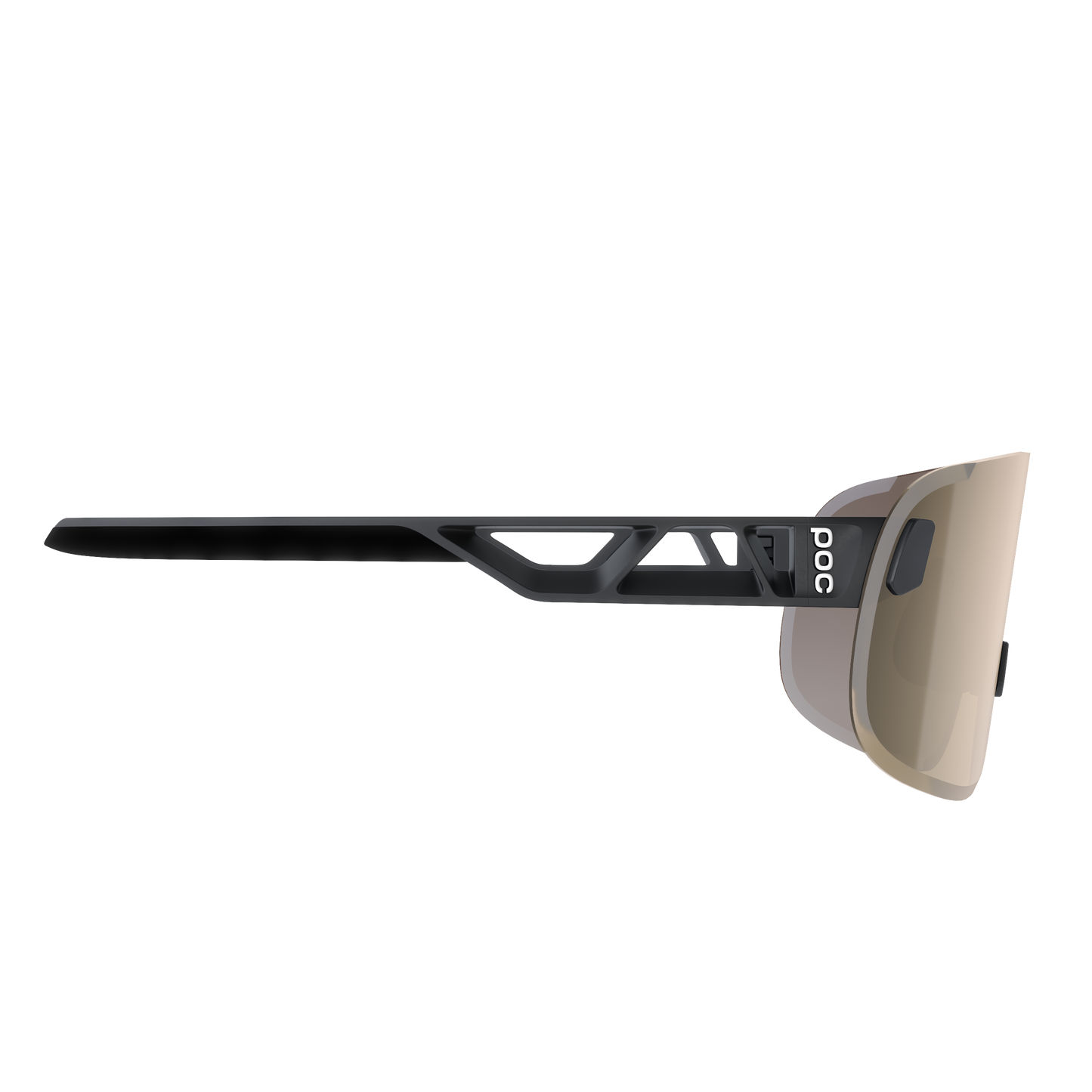POC ELICIT Brille Schwarz Clarity Trail Partly Sunny Silver Glas