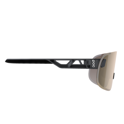 Brille POC ELICIT Schwarz Glas Clarity Trail Partly Sunny Silver