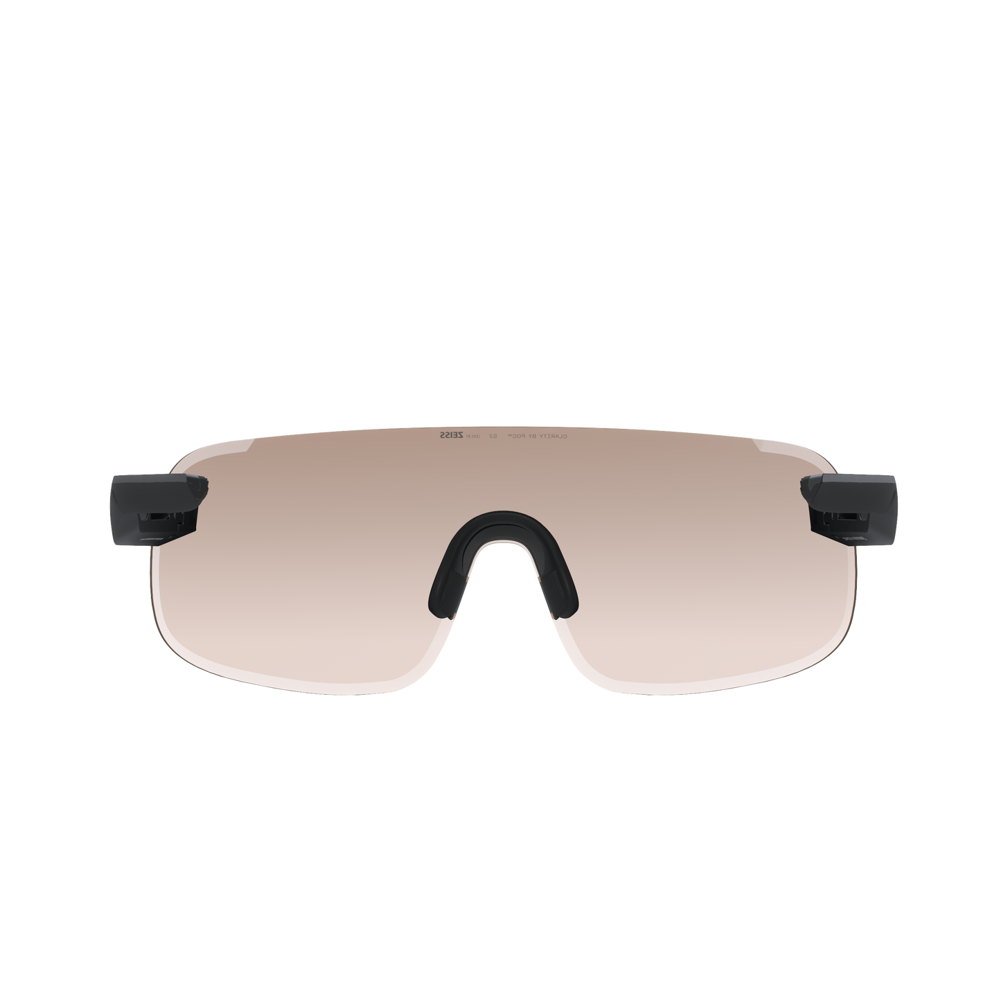 POC ELICIT Brille Schwarz Clarity Trail Partly Sunny Silver Glas