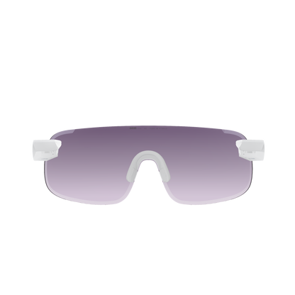 Brille POC ELICIT Weiß Scheibe Clarity Road Sunny Silver