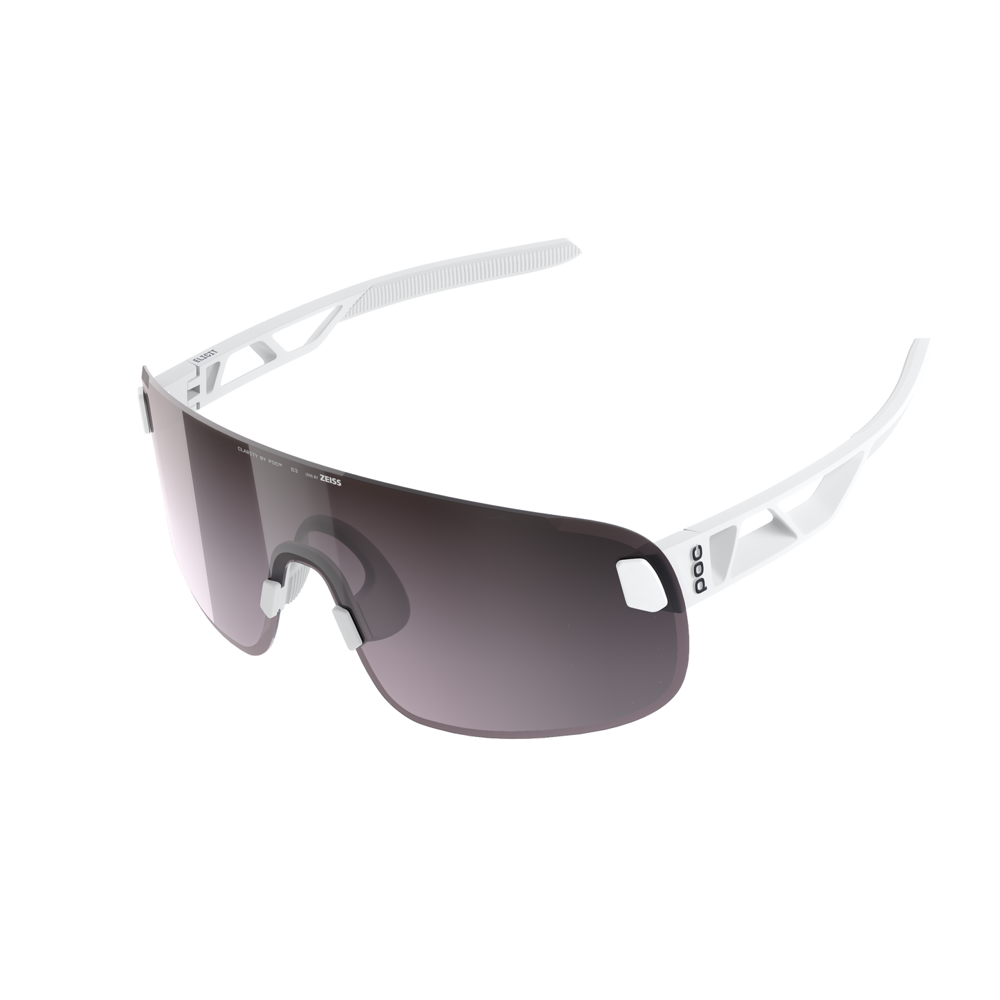 POC ELICIT Brille Weiß Clarity Road Sunny Silver Glas