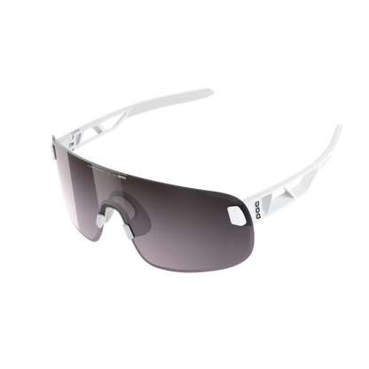 Brille POC ELICIT Weiß Scheibe Clarity Road Sunny Silver