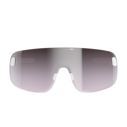 Brille POC ELICIT Weiß Scheibe Clarity Road Sunny Silver